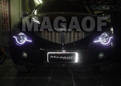 Action Sport – Farol com Ledstrip (Frontal)