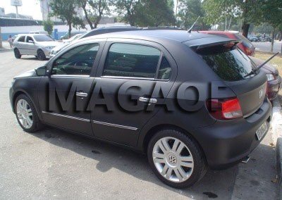 Gol G5 Envelopamento Preto Fosco