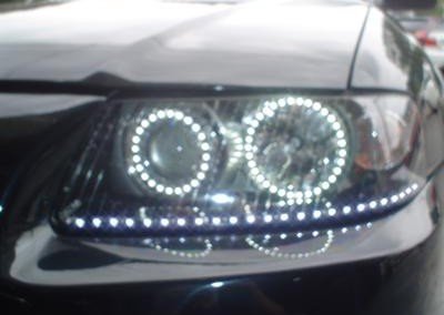Audi A3 – Farol com Angel Eyes e Ledstrip