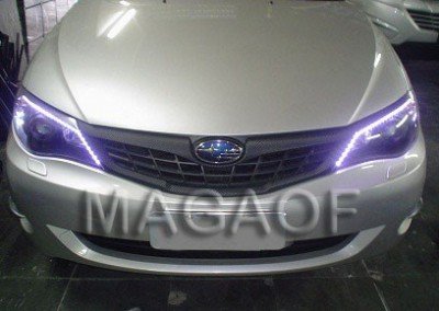 Subaru – Farol com Ledstrip (Visão Frontal)