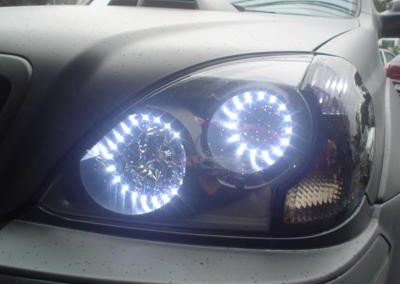 Terracan – Farol com Angel Eyes e Ledstrip
