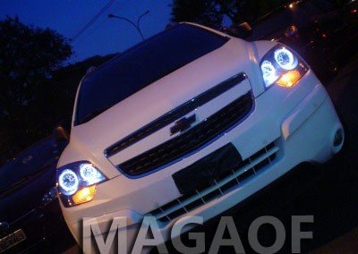 Captiva – Farol com Angel Eyes (Visão Frontal)