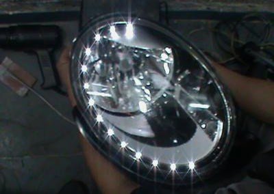 Fusca – Farol com Ledstrip