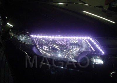 Honda Fit – Farol com Ledstrip