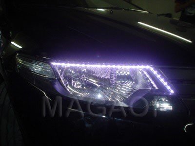Honda Fit – Farol com Ledstrip