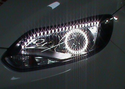 Focus – Farol com Angel Eyes e Ledstrip